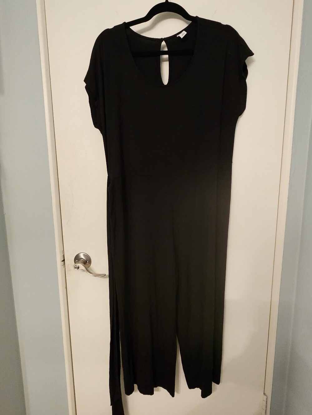 Black Capri Jumpsuit